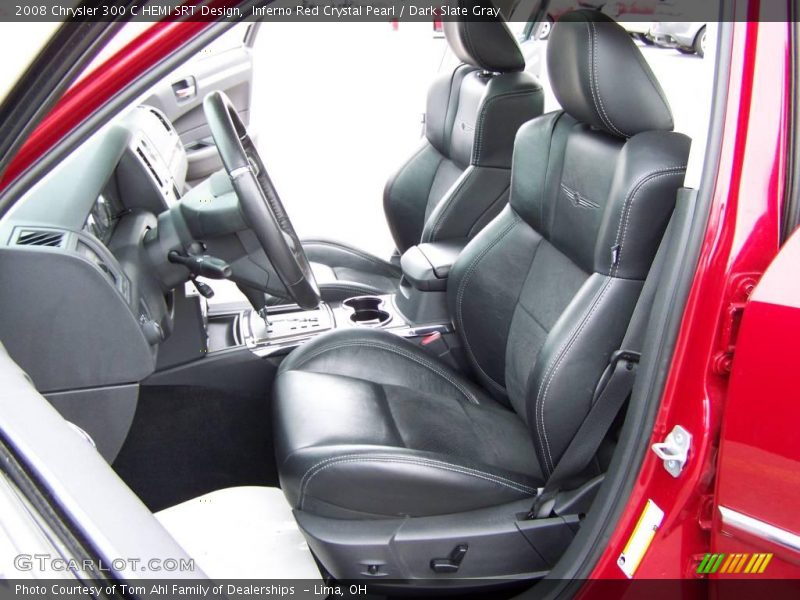 Inferno Red Crystal Pearl / Dark Slate Gray 2008 Chrysler 300 C HEMI SRT Design