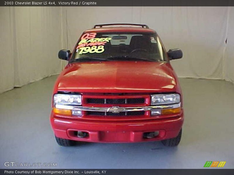 Victory Red / Graphite 2003 Chevrolet Blazer LS 4x4