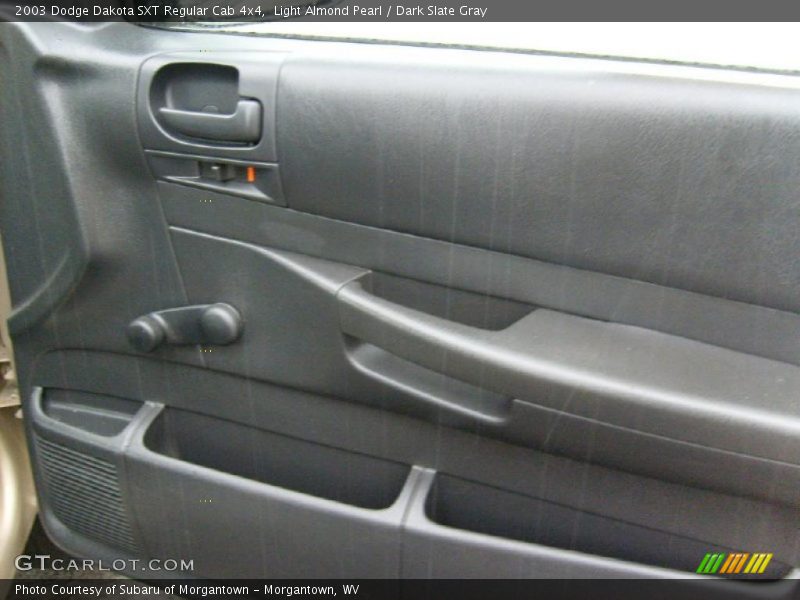 Light Almond Pearl / Dark Slate Gray 2003 Dodge Dakota SXT Regular Cab 4x4