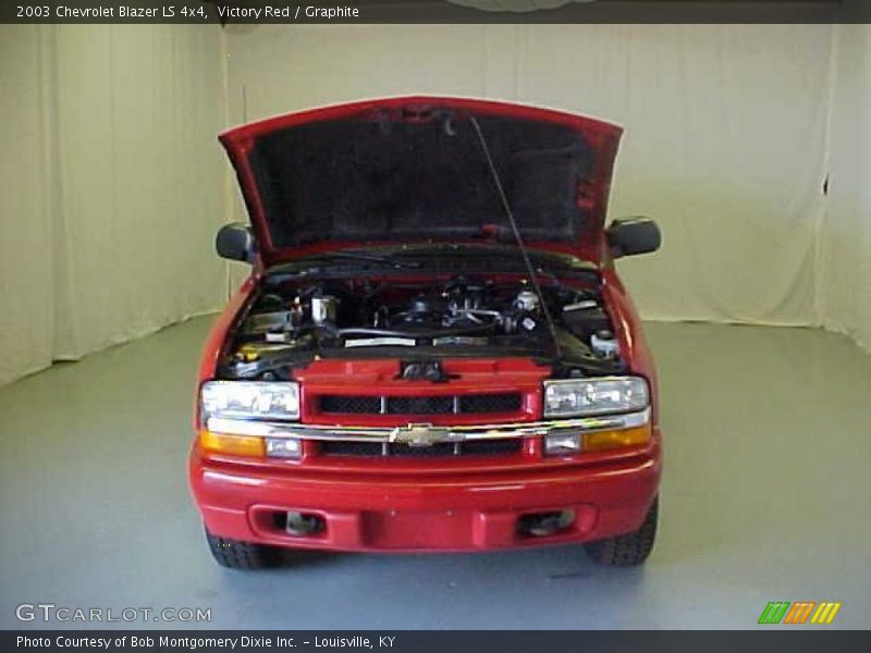 Victory Red / Graphite 2003 Chevrolet Blazer LS 4x4