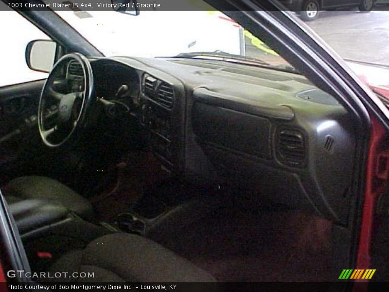 Victory Red / Graphite 2003 Chevrolet Blazer LS 4x4