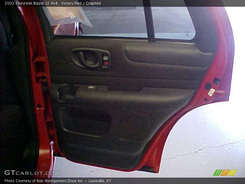 Victory Red / Graphite 2003 Chevrolet Blazer LS 4x4