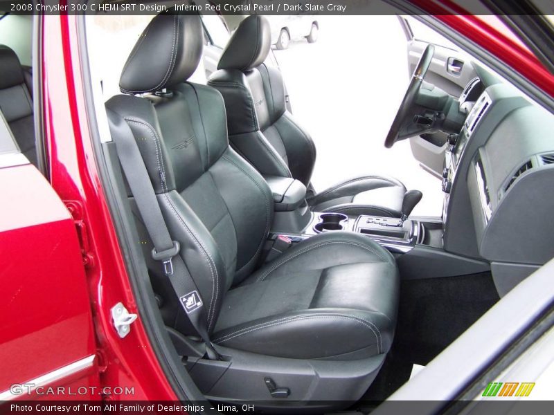 Inferno Red Crystal Pearl / Dark Slate Gray 2008 Chrysler 300 C HEMI SRT Design