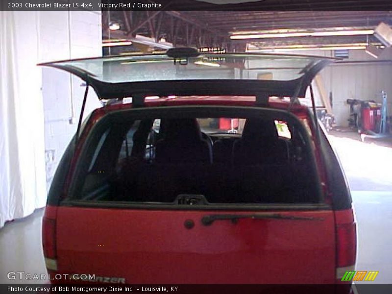 Victory Red / Graphite 2003 Chevrolet Blazer LS 4x4
