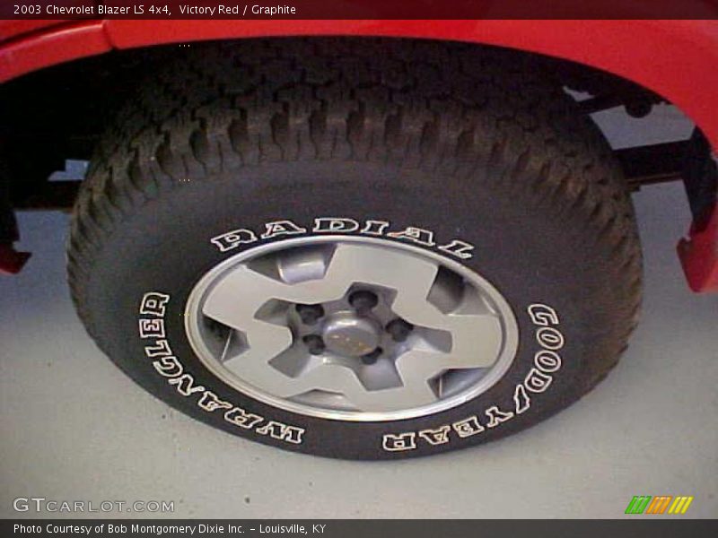 Victory Red / Graphite 2003 Chevrolet Blazer LS 4x4