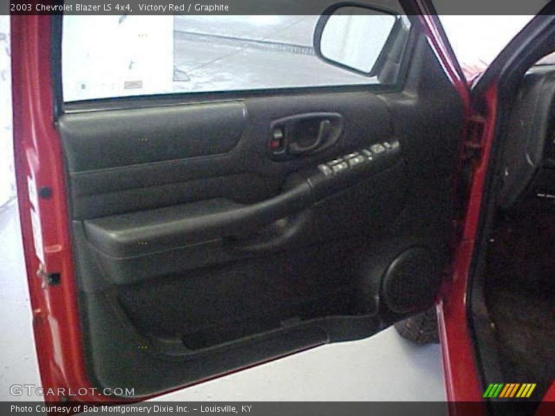 Victory Red / Graphite 2003 Chevrolet Blazer LS 4x4