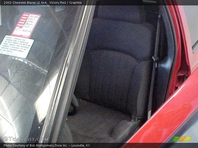 Victory Red / Graphite 2003 Chevrolet Blazer LS 4x4