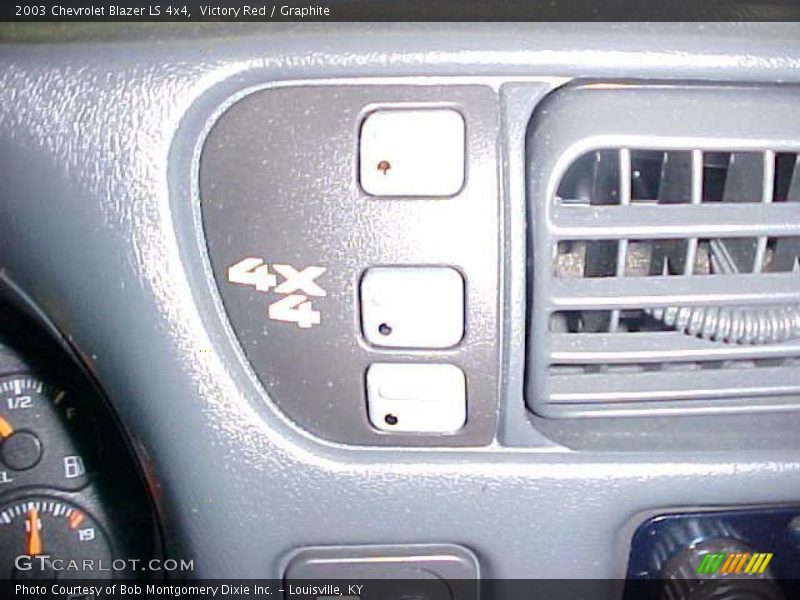 Victory Red / Graphite 2003 Chevrolet Blazer LS 4x4