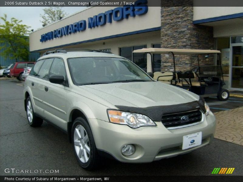 Champagne Gold Opalescent / Taupe 2006 Subaru Outback 2.5i Wagon