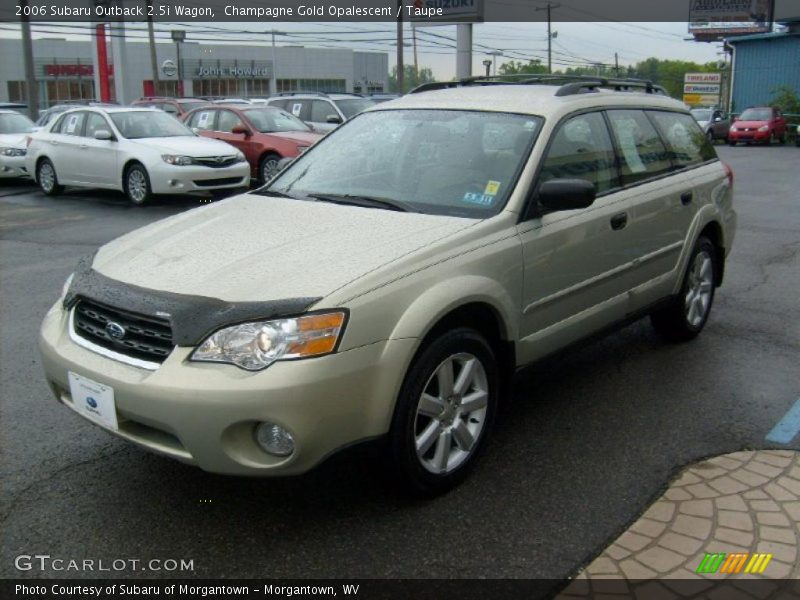 Champagne Gold Opalescent / Taupe 2006 Subaru Outback 2.5i Wagon