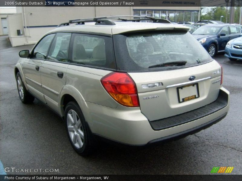 Champagne Gold Opalescent / Taupe 2006 Subaru Outback 2.5i Wagon