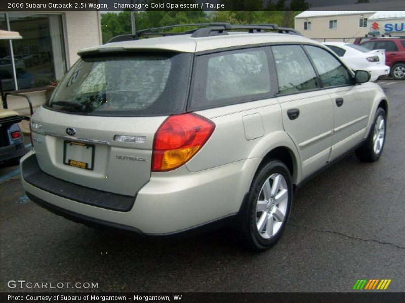 Champagne Gold Opalescent / Taupe 2006 Subaru Outback 2.5i Wagon