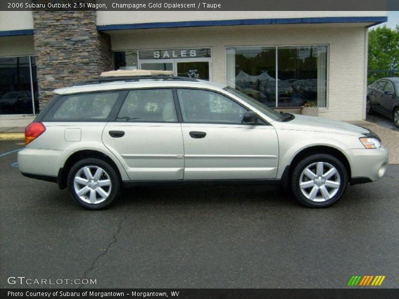 Champagne Gold Opalescent / Taupe 2006 Subaru Outback 2.5i Wagon