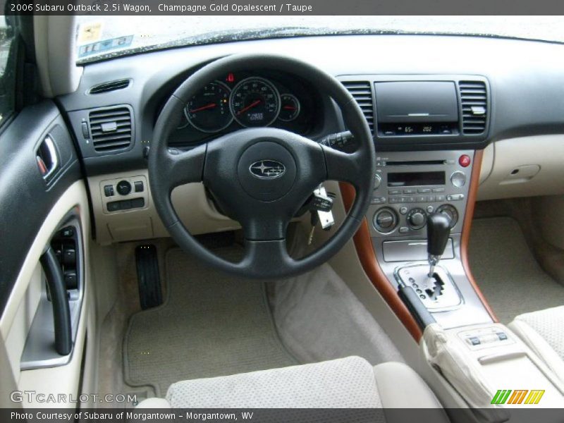 Champagne Gold Opalescent / Taupe 2006 Subaru Outback 2.5i Wagon