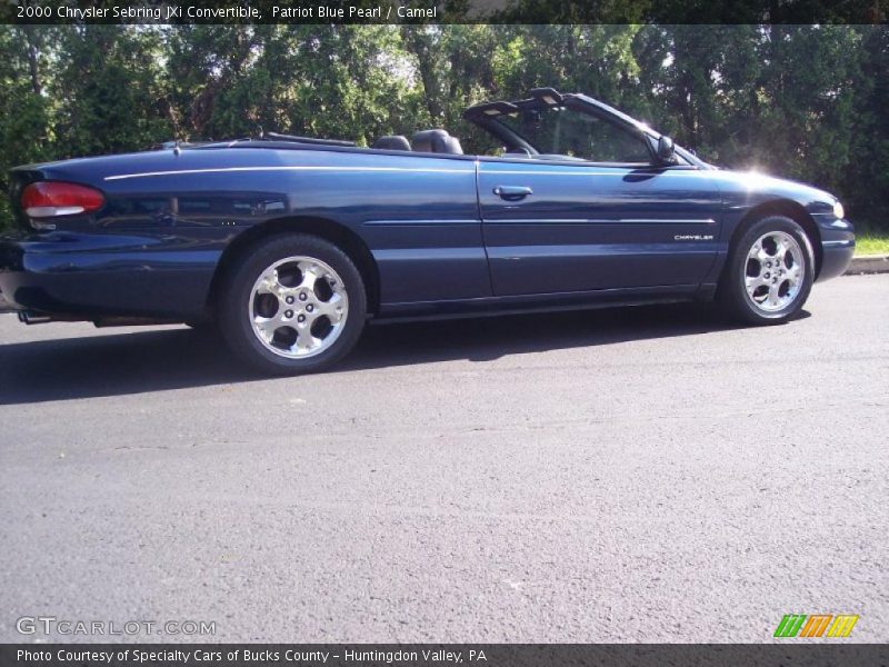 Patriot Blue Pearl / Camel 2000 Chrysler Sebring JXi Convertible