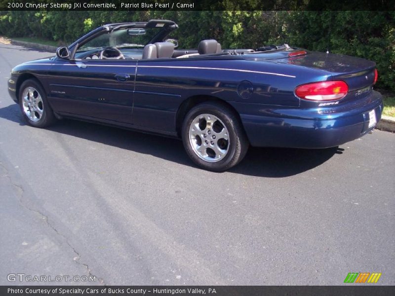Patriot Blue Pearl / Camel 2000 Chrysler Sebring JXi Convertible