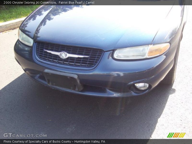 Patriot Blue Pearl / Camel 2000 Chrysler Sebring JXi Convertible