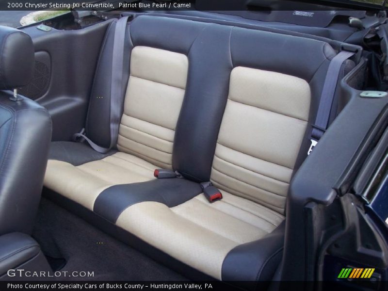 Patriot Blue Pearl / Camel 2000 Chrysler Sebring JXi Convertible
