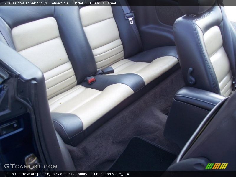 Patriot Blue Pearl / Camel 2000 Chrysler Sebring JXi Convertible