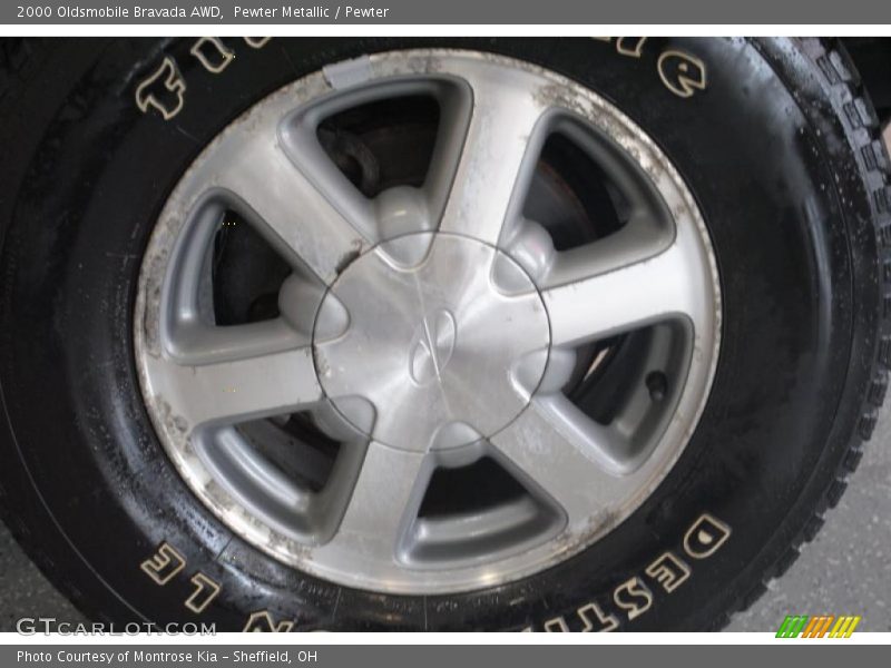 Pewter Metallic / Pewter 2000 Oldsmobile Bravada AWD