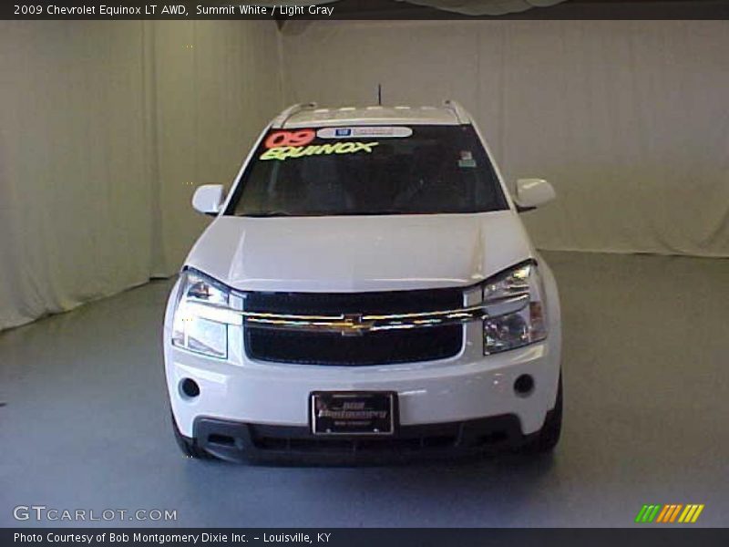 Summit White / Light Gray 2009 Chevrolet Equinox LT AWD
