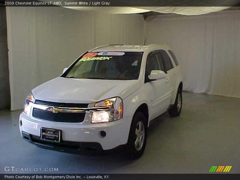 Summit White / Light Gray 2009 Chevrolet Equinox LT AWD