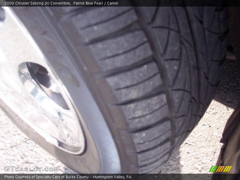 Patriot Blue Pearl / Camel 2000 Chrysler Sebring JXi Convertible