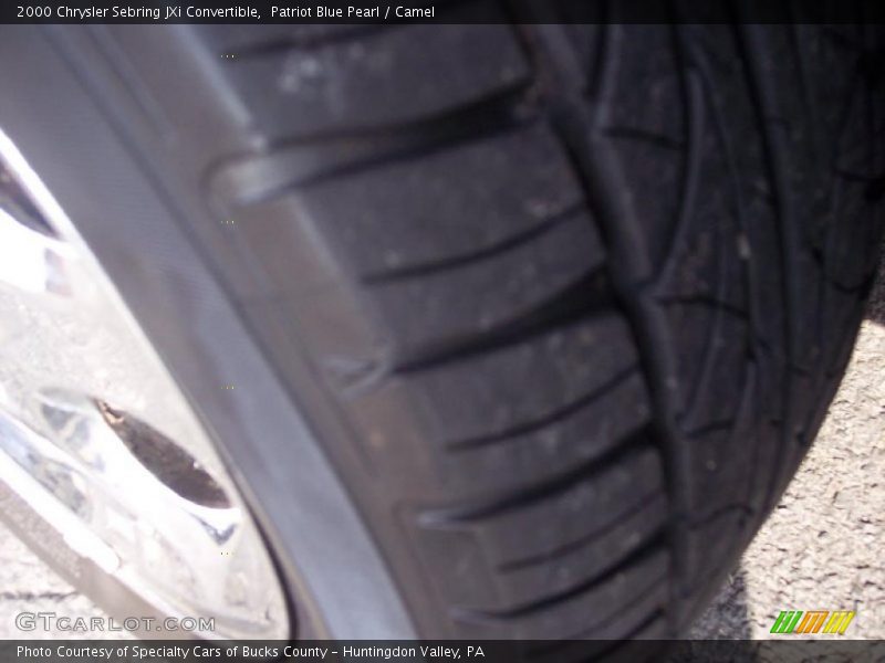 Patriot Blue Pearl / Camel 2000 Chrysler Sebring JXi Convertible