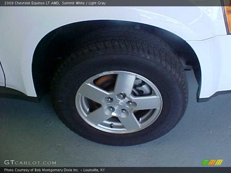 Summit White / Light Gray 2009 Chevrolet Equinox LT AWD