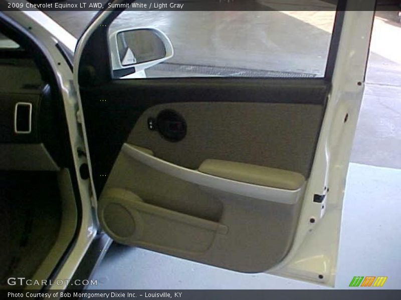 Summit White / Light Gray 2009 Chevrolet Equinox LT AWD