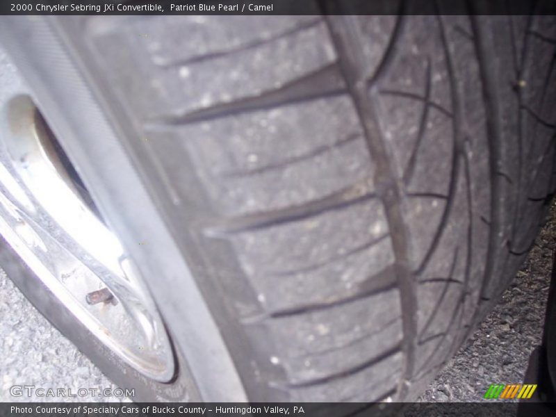 Patriot Blue Pearl / Camel 2000 Chrysler Sebring JXi Convertible