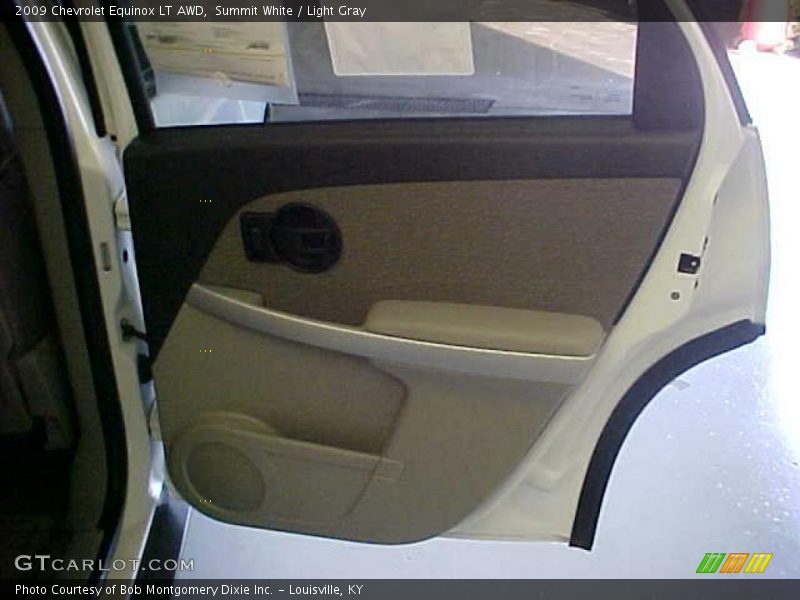 Summit White / Light Gray 2009 Chevrolet Equinox LT AWD