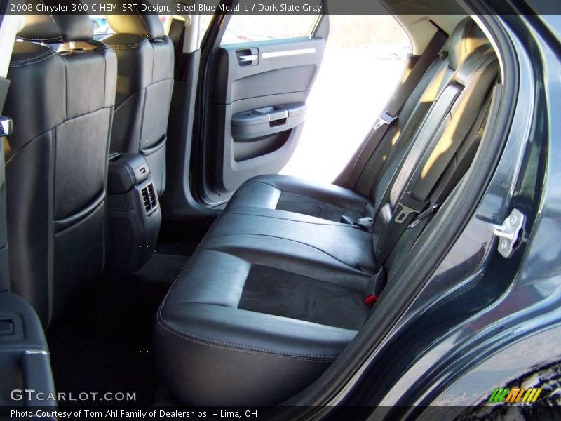 Steel Blue Metallic / Dark Slate Gray 2008 Chrysler 300 C HEMI SRT Design