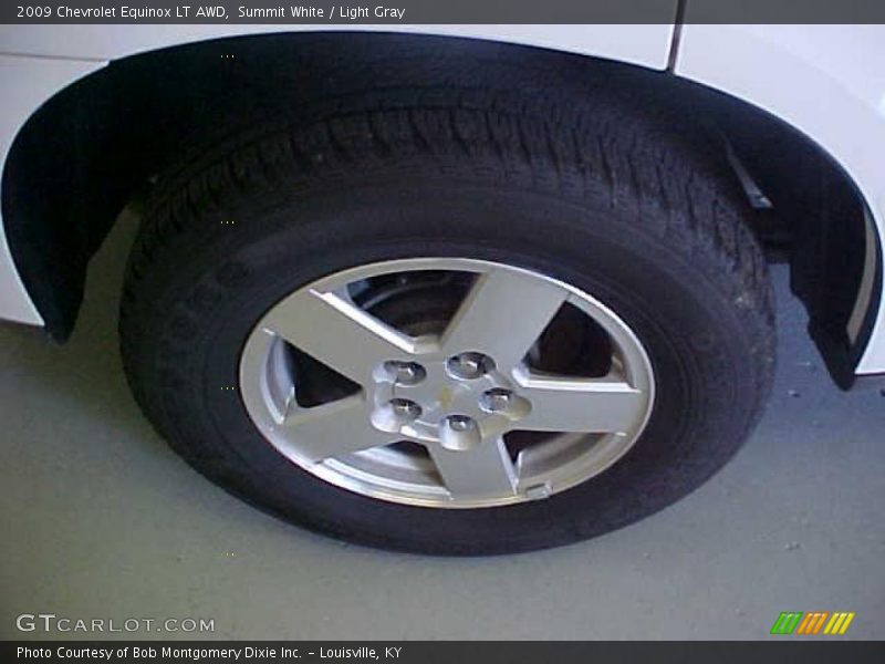 Summit White / Light Gray 2009 Chevrolet Equinox LT AWD