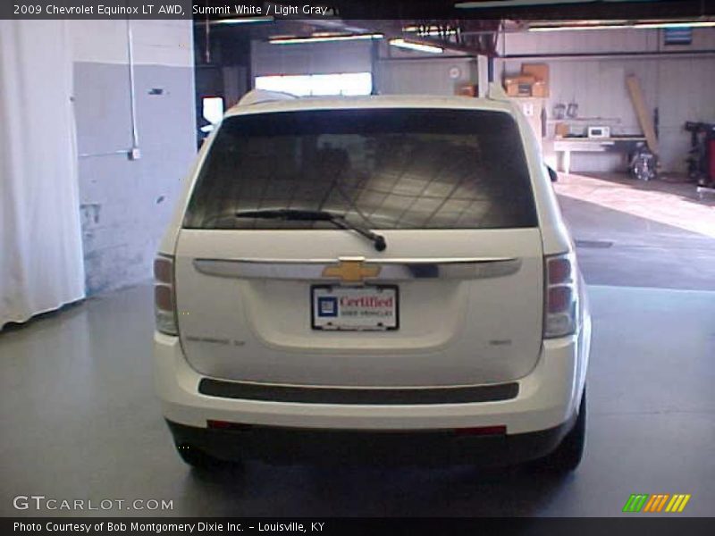 Summit White / Light Gray 2009 Chevrolet Equinox LT AWD