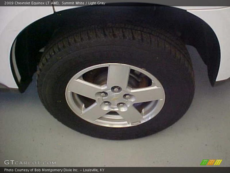 Summit White / Light Gray 2009 Chevrolet Equinox LT AWD