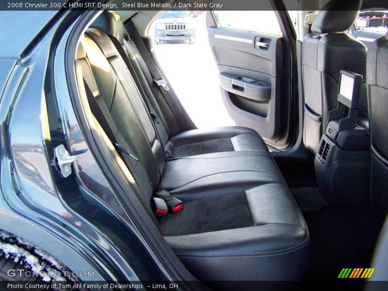 Steel Blue Metallic / Dark Slate Gray 2008 Chrysler 300 C HEMI SRT Design