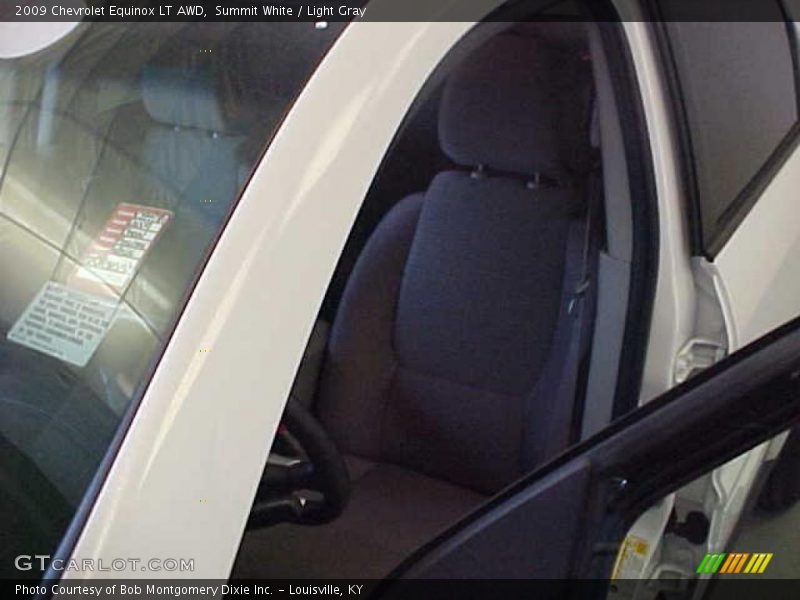 Summit White / Light Gray 2009 Chevrolet Equinox LT AWD