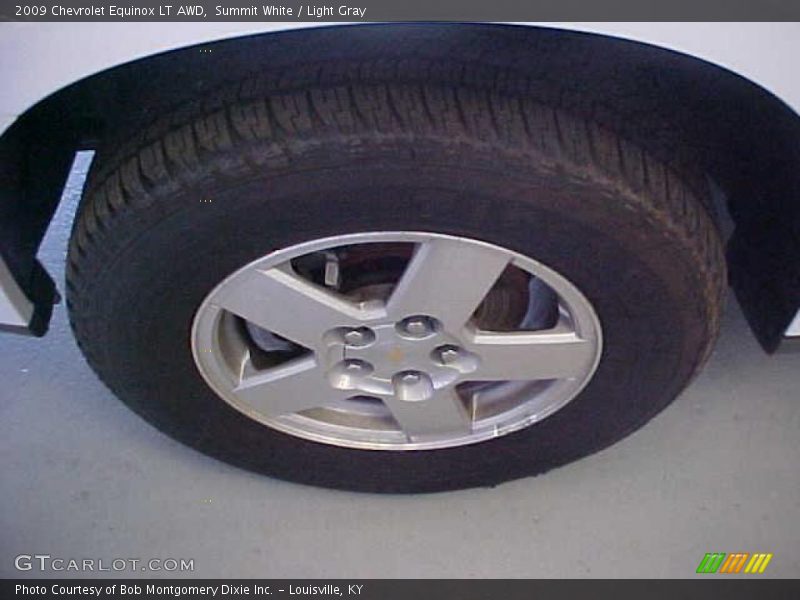 Summit White / Light Gray 2009 Chevrolet Equinox LT AWD