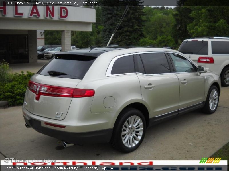 Gold Leaf Metallic / Light Stone 2010 Lincoln MKT AWD