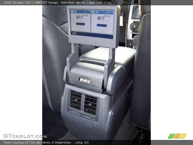 Steel Blue Metallic / Dark Slate Gray 2008 Chrysler 300 C HEMI SRT Design