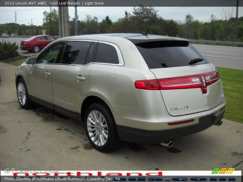 Gold Leaf Metallic / Light Stone 2010 Lincoln MKT AWD