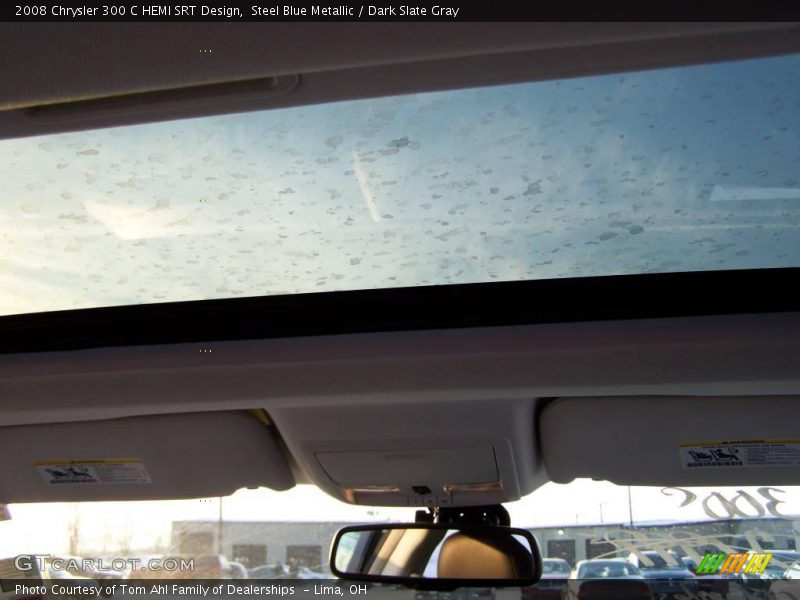 Steel Blue Metallic / Dark Slate Gray 2008 Chrysler 300 C HEMI SRT Design