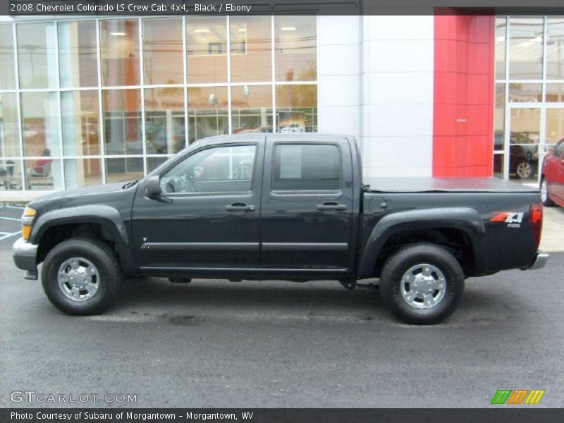 Black / Ebony 2008 Chevrolet Colorado LS Crew Cab 4x4