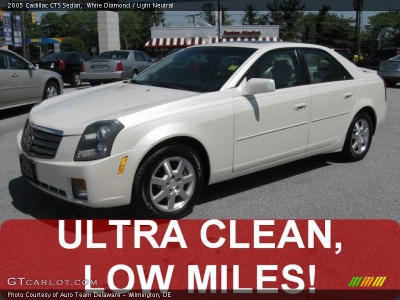 White Diamond / Light Neutral 2005 Cadillac CTS Sedan