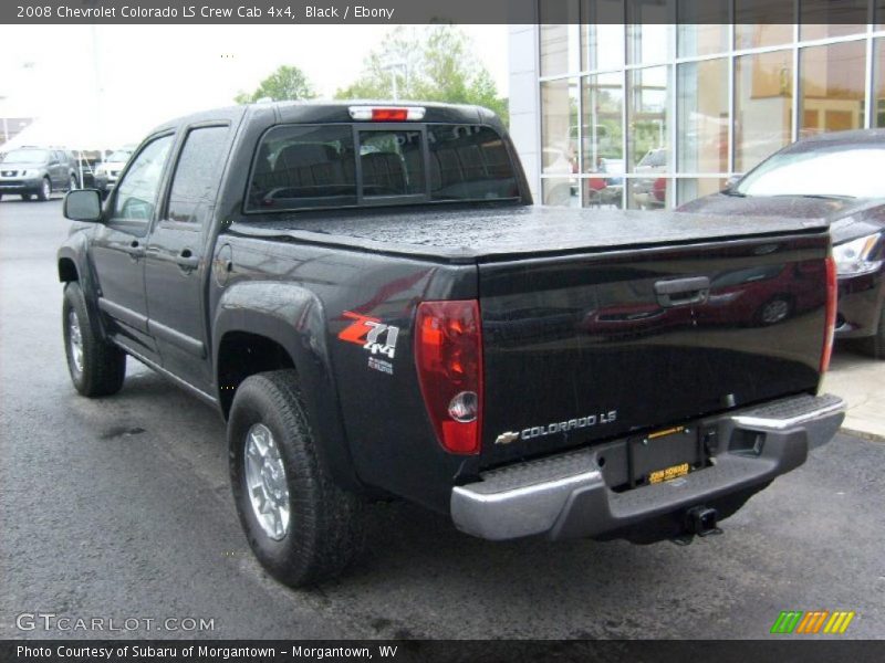 Black / Ebony 2008 Chevrolet Colorado LS Crew Cab 4x4