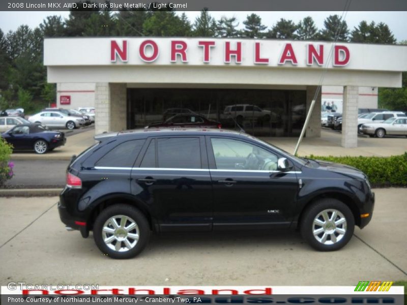 Dark Ink Blue Metallic / Light Camel 2008 Lincoln MKX AWD