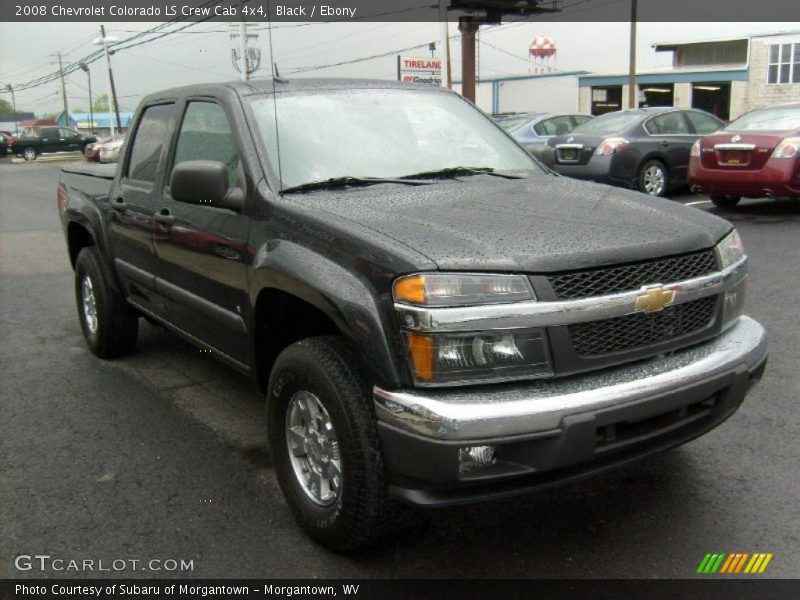 Black / Ebony 2008 Chevrolet Colorado LS Crew Cab 4x4
