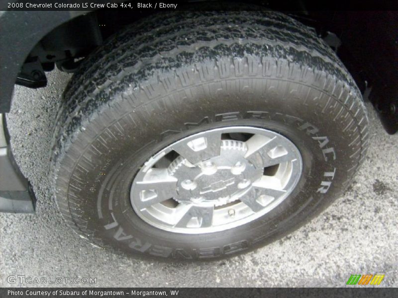 Black / Ebony 2008 Chevrolet Colorado LS Crew Cab 4x4