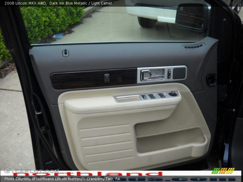 Dark Ink Blue Metallic / Light Camel 2008 Lincoln MKX AWD